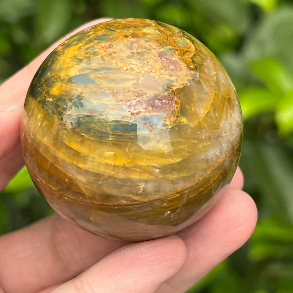 Sfera pietersit model 3, pietre semipretioase - druzy.ro 7 