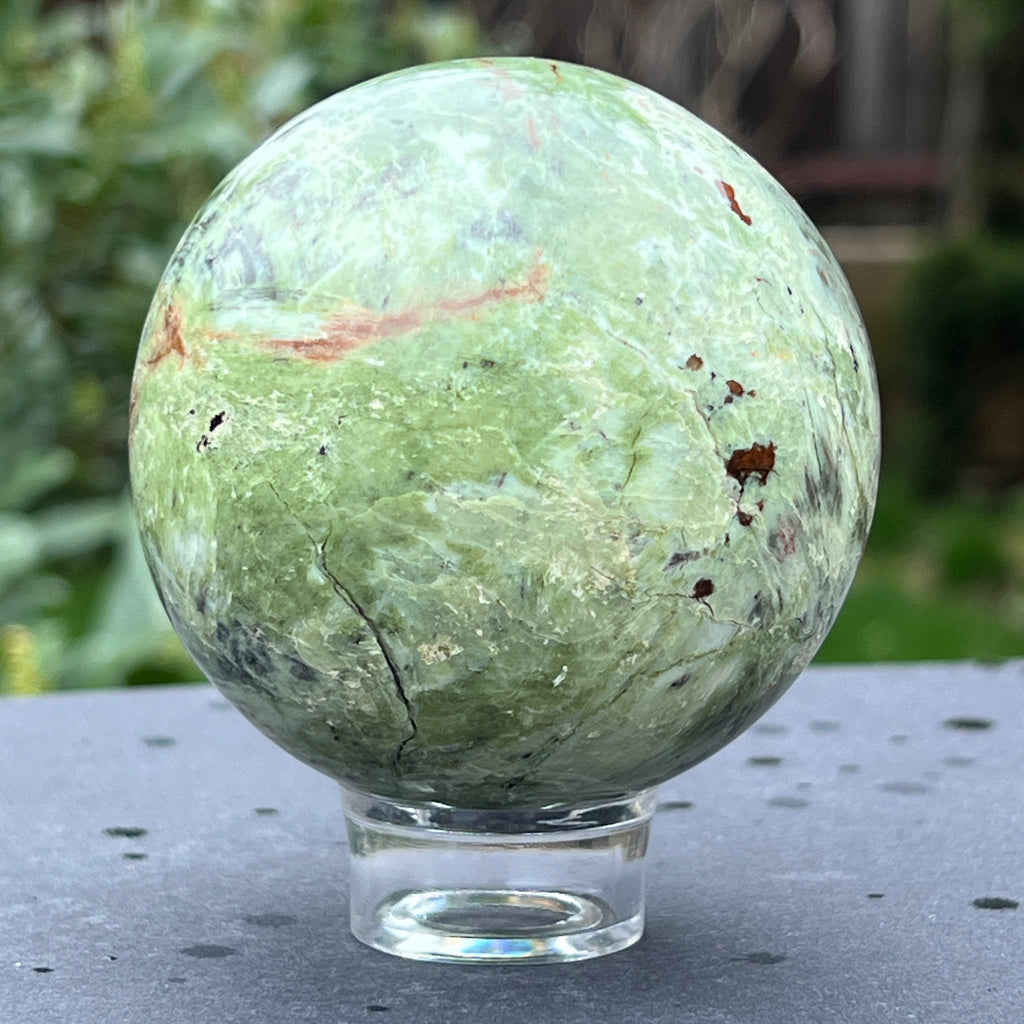 Crisopraz sfera m2, pietre semipretioase - druzy.ro 5 