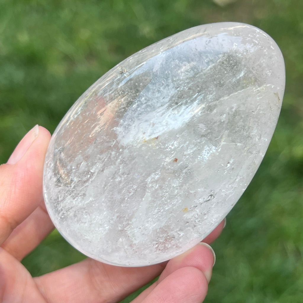 Ou din cuart de stanca/cristal incolor m2, pietre semipretioase - druzy.ro 1 