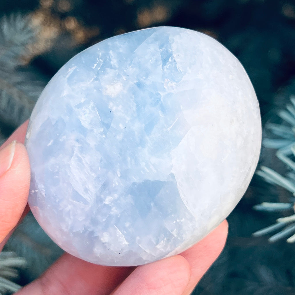 Calcit albastru palmstone model 5, druzy.ro, cristale 2
