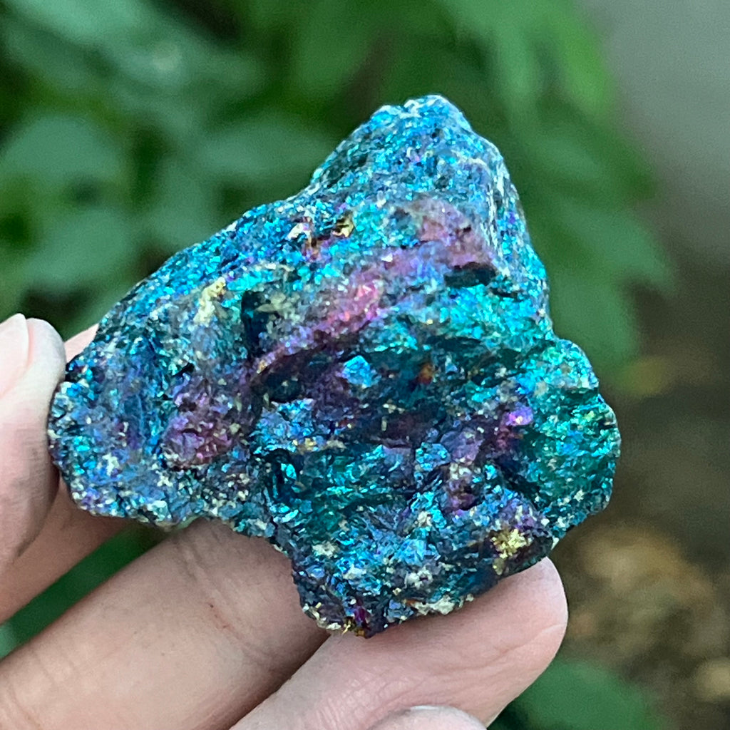 Calcopirita iridescentă din Mexic model 12, pietre semipretioase - druzy.ro 10 