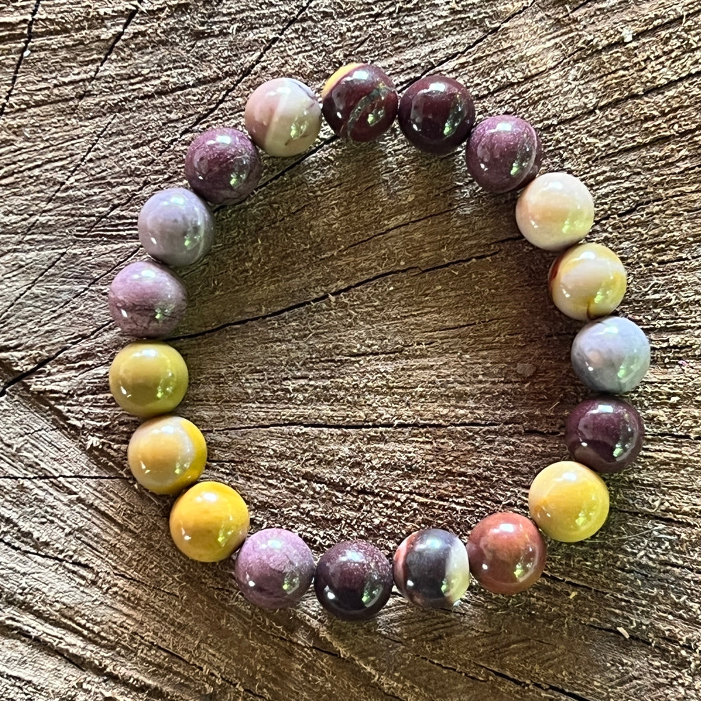Bratara mookait 10 mm, pietre semipretioase - druzy.ro 3 