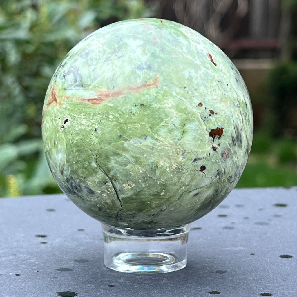 Crisopraz sfera m2, pietre semipretioase - druzy.ro 4 