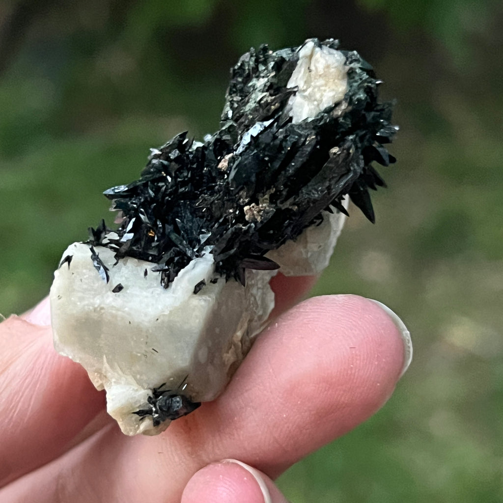 Cluster egirin mini cuart fumuriu/negru Zomba m9, pietre semipretioase - druzy.ro 1 