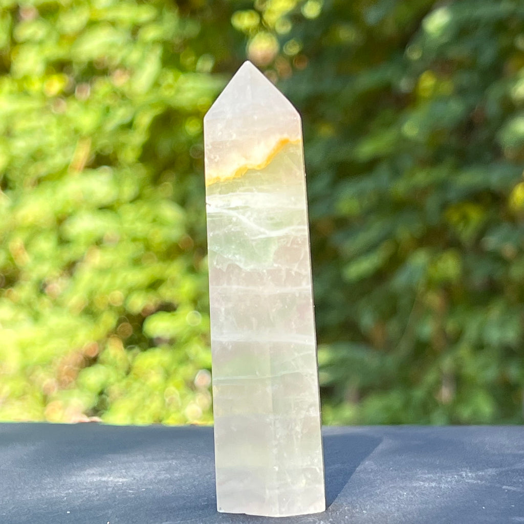 Obelisc fluorit verde model 2, druzy.ro, cristale 1
