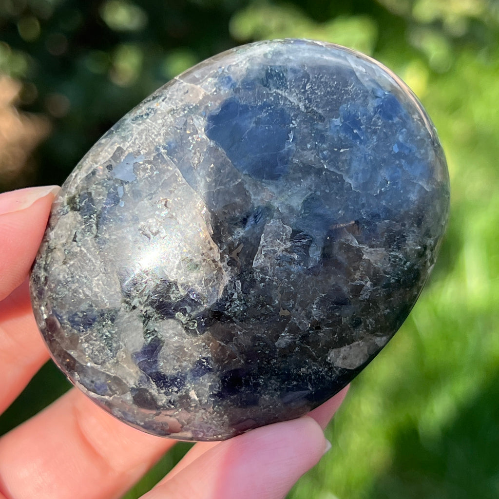 Palmstone Iolit (safir de apa) din Madagascar model 5, pietre semipretioase - druzy.ro 2 