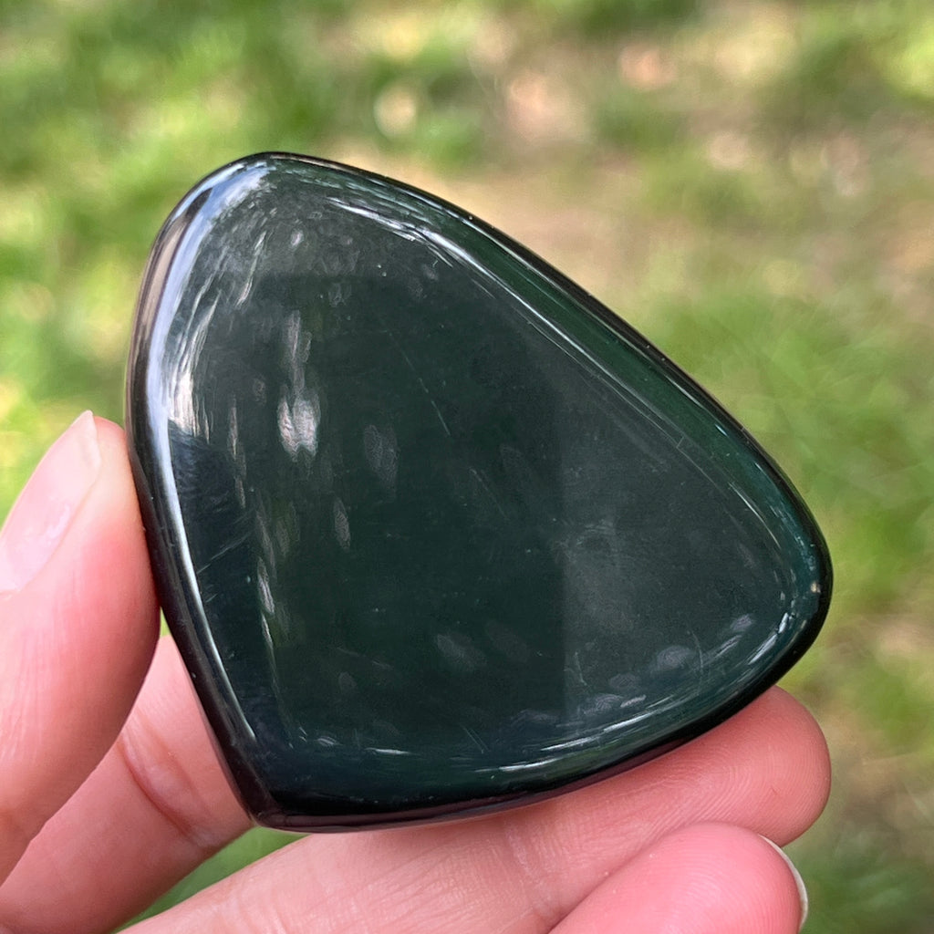 Obsidian curcubeu inima model 3, pietre semipretioase - druzy.ro 4 
