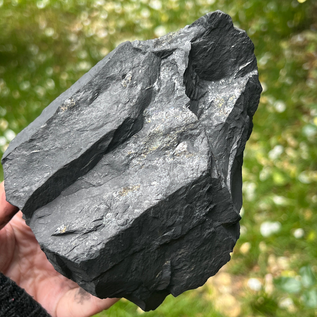 Shungit piatra bruta XXL model 6, pietre semipretioase - druzy.ro 2 