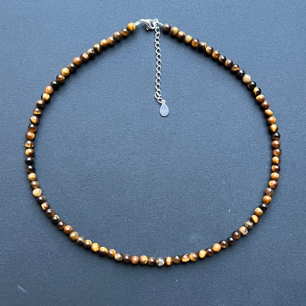 Colier ochi de tigru Ancient Power #110, pietre semipretioase - druzy.ro 3 