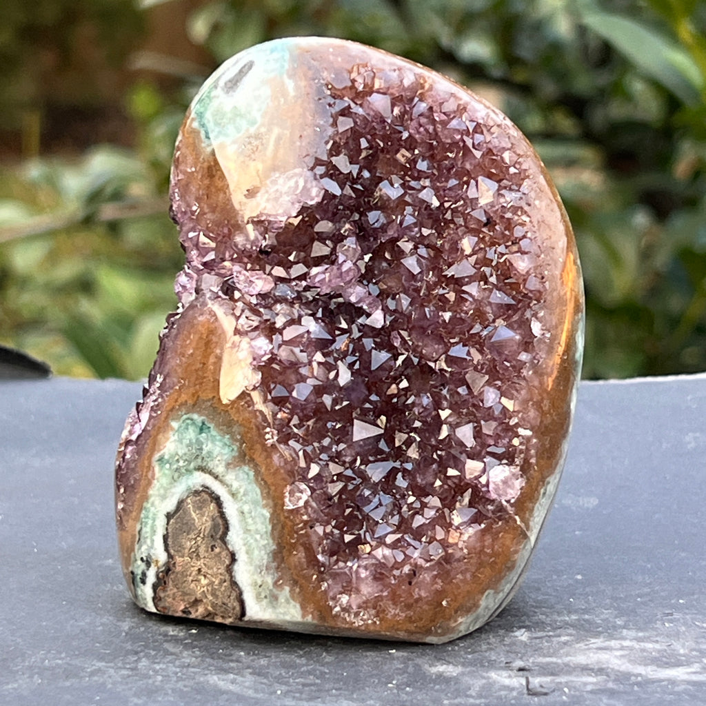 Ametist stalactit calitate +AAA, geoda ametist Uruguay, m11, pietre semipretioase - druzy.ro 3 