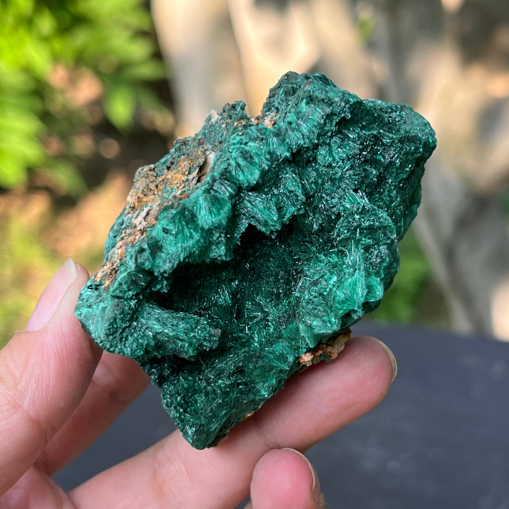 Malachit matasos piatra bruta m11, pietre semipretioase - druzy.ro 2 