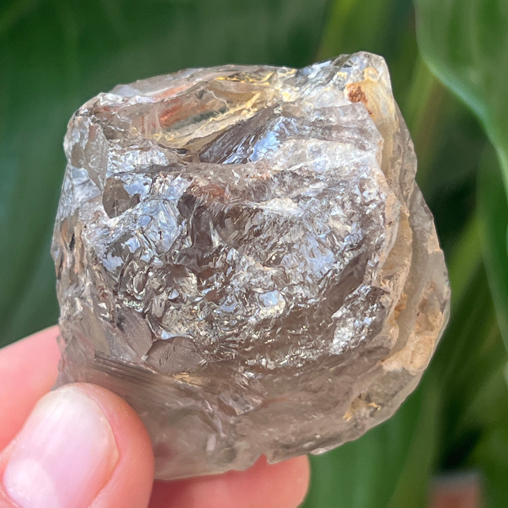 Cuart fumuriu generator/varf mina Brandberg | Model L15, pietre semipretioase - druzy.ro 4 