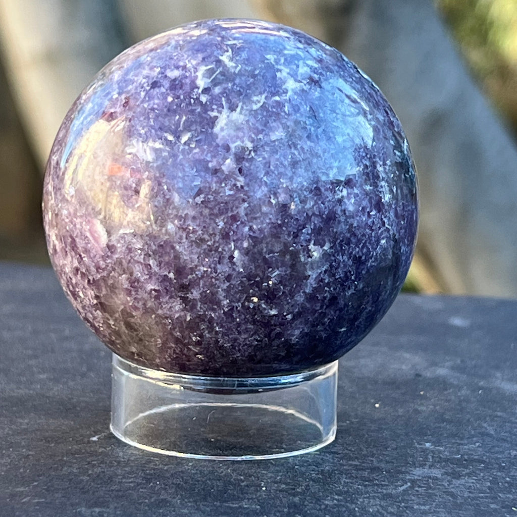 Lepidolit sfera model 7, druzy.ro, cristale 4
