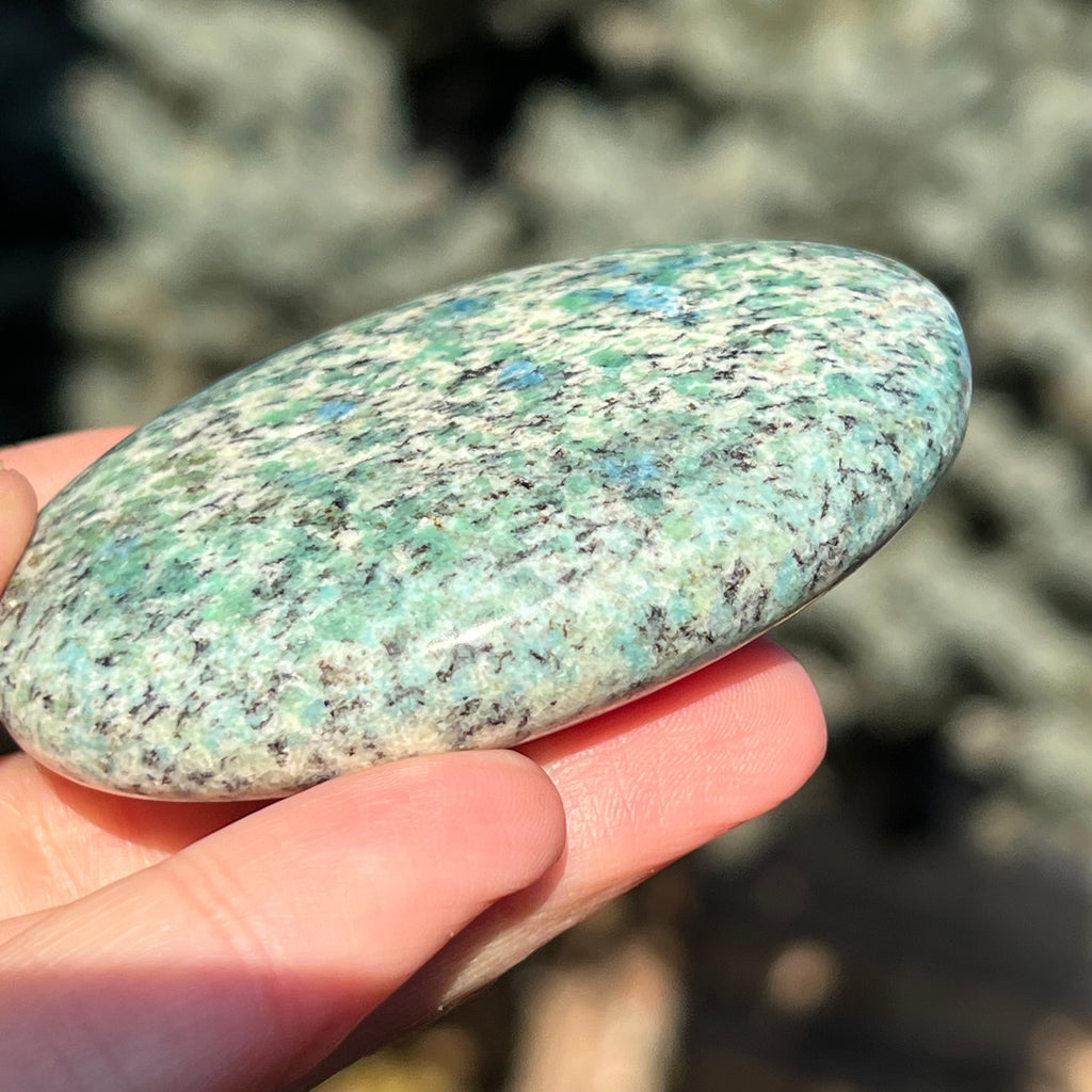 Palmstone K2 Granit cu azurit model 12, druzy.ro, cristale, druzy.ro, cristale 8