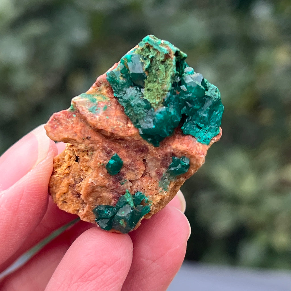 Dioptaz cluster din Congo model 25, pietre semipretioase - druzy.ro 3 