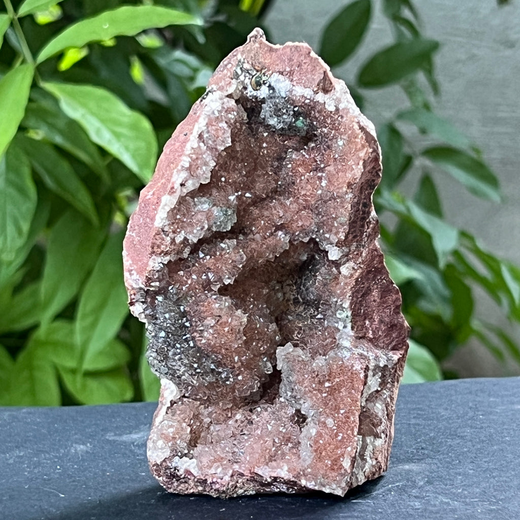 Cluster de dolomit cu malachit în matrice de cupru, model 8, pietre semipretioase - druzy.ro 6 