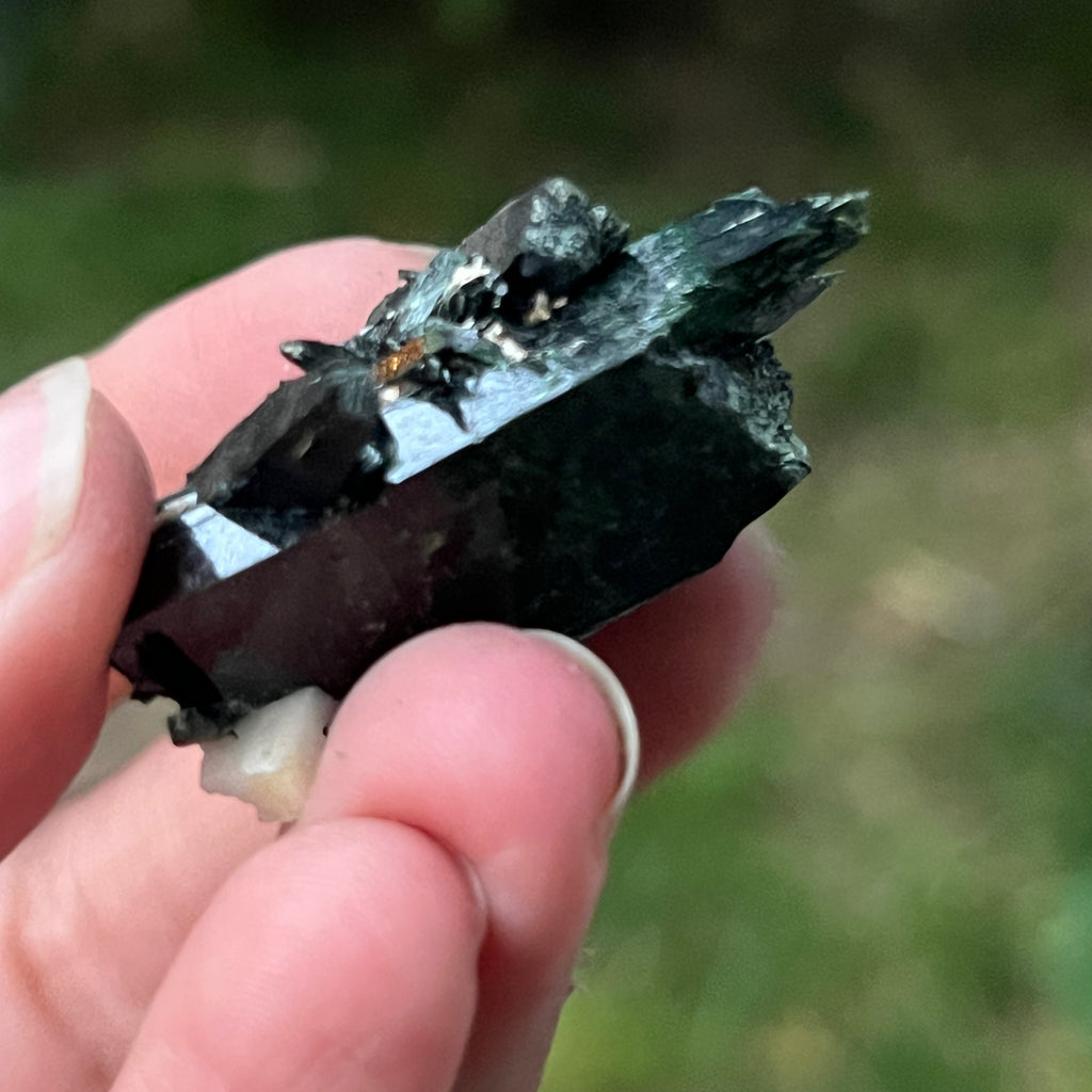 Cluster egirin mini cuart fumuriu/negru Zomba m16, pietre semipretioase - druzy.ro 6 
