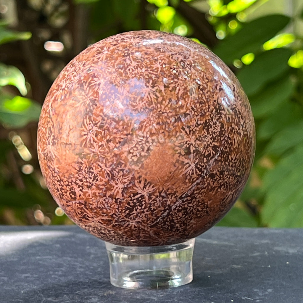 Sfera Starburst jasp | Model 2, pietre semipretioase - druzy.ro 2 
