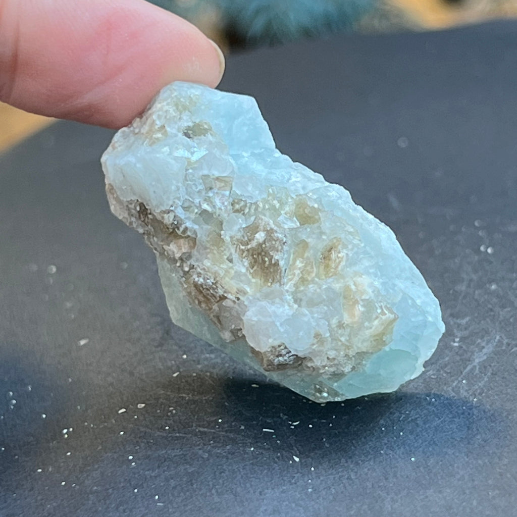 Acvamarin Pakistan piatra bruta model pk12, druzy.ro, pietre semipretioase 6