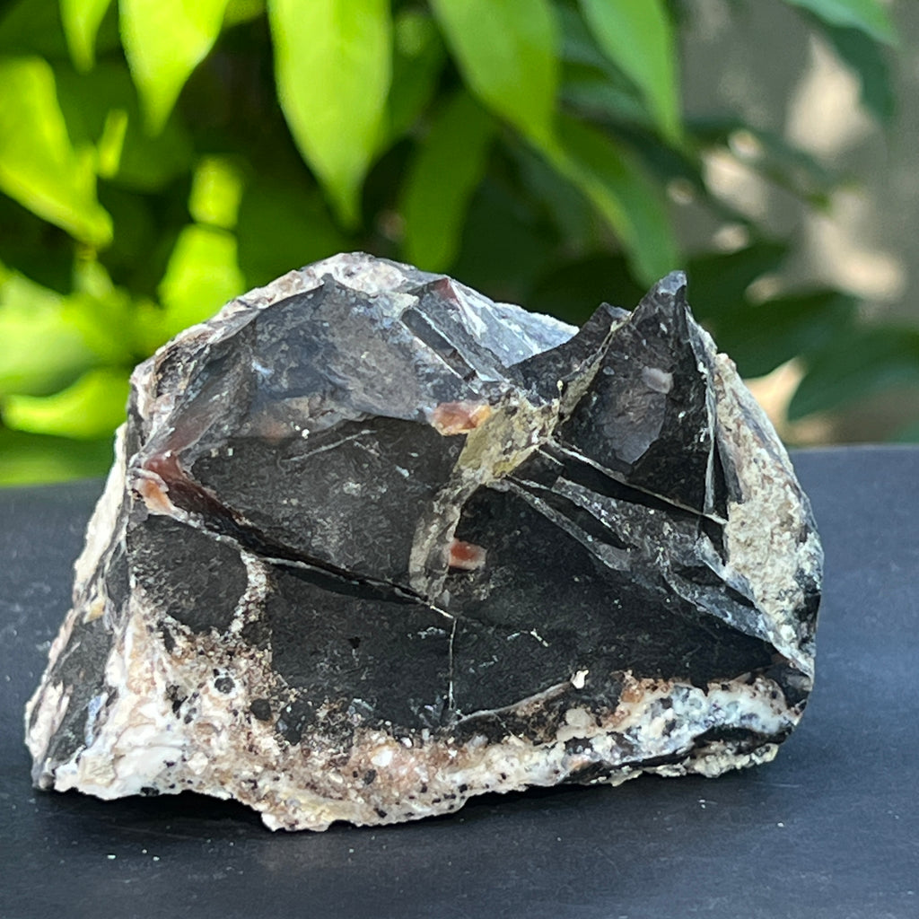 Onix negru piatra bruta India model 1, pietre semipretioase - druzy.ro 2 
