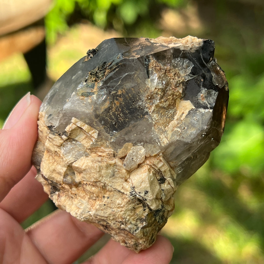 Varf brut cuart fumuriu | Model L1, pietre semipretioase - druzy.ro 6 