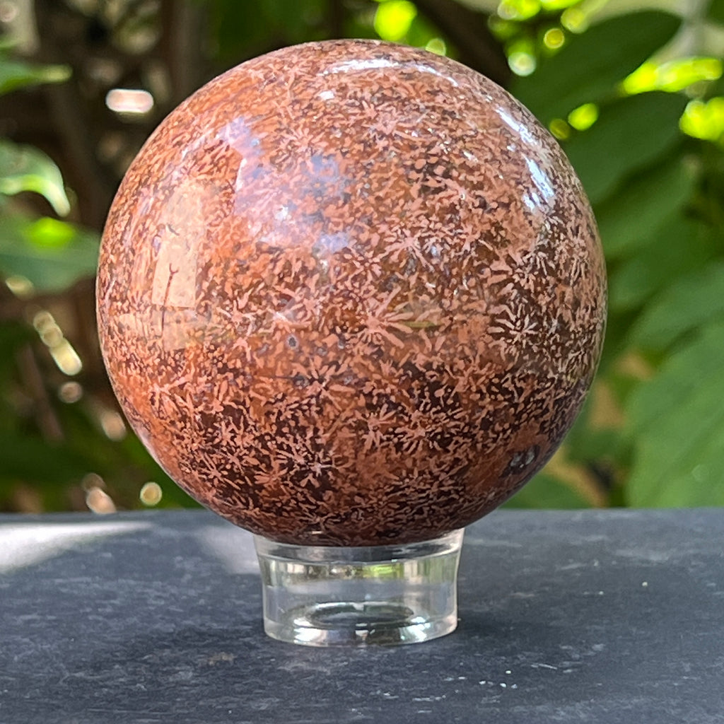 Sfera Starburst jasp | Model 2, pietre semipretioase - druzy.ro 3 