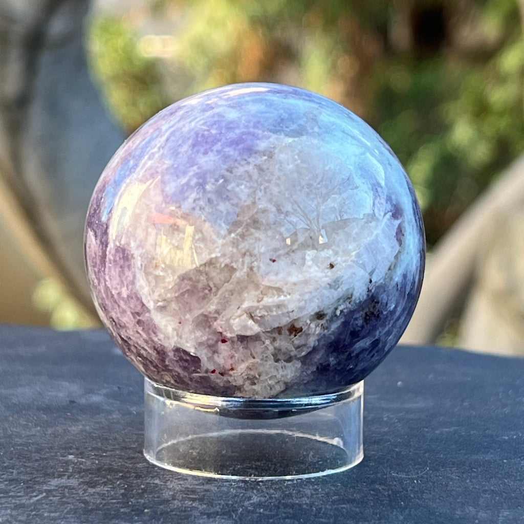Lepidolit sfera model 2, druzy.ro, cristale 3