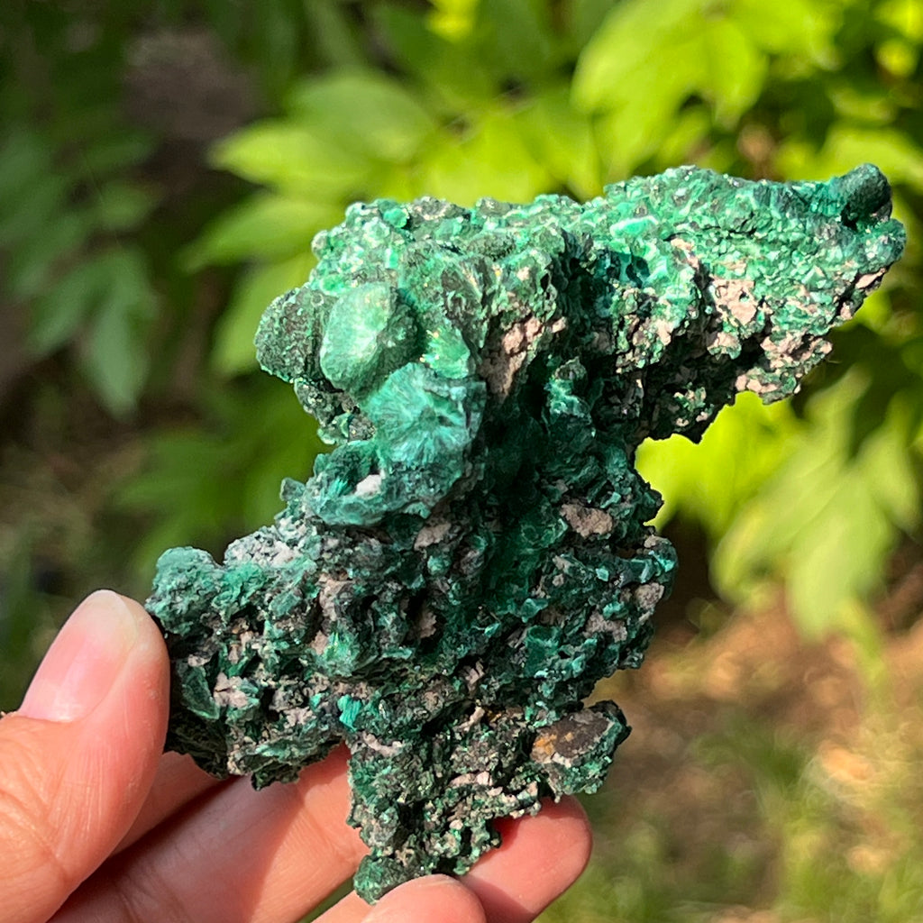 Malachit matasos piatra bruta | Model 20, pietre semipretioase - druzy.ro 4 