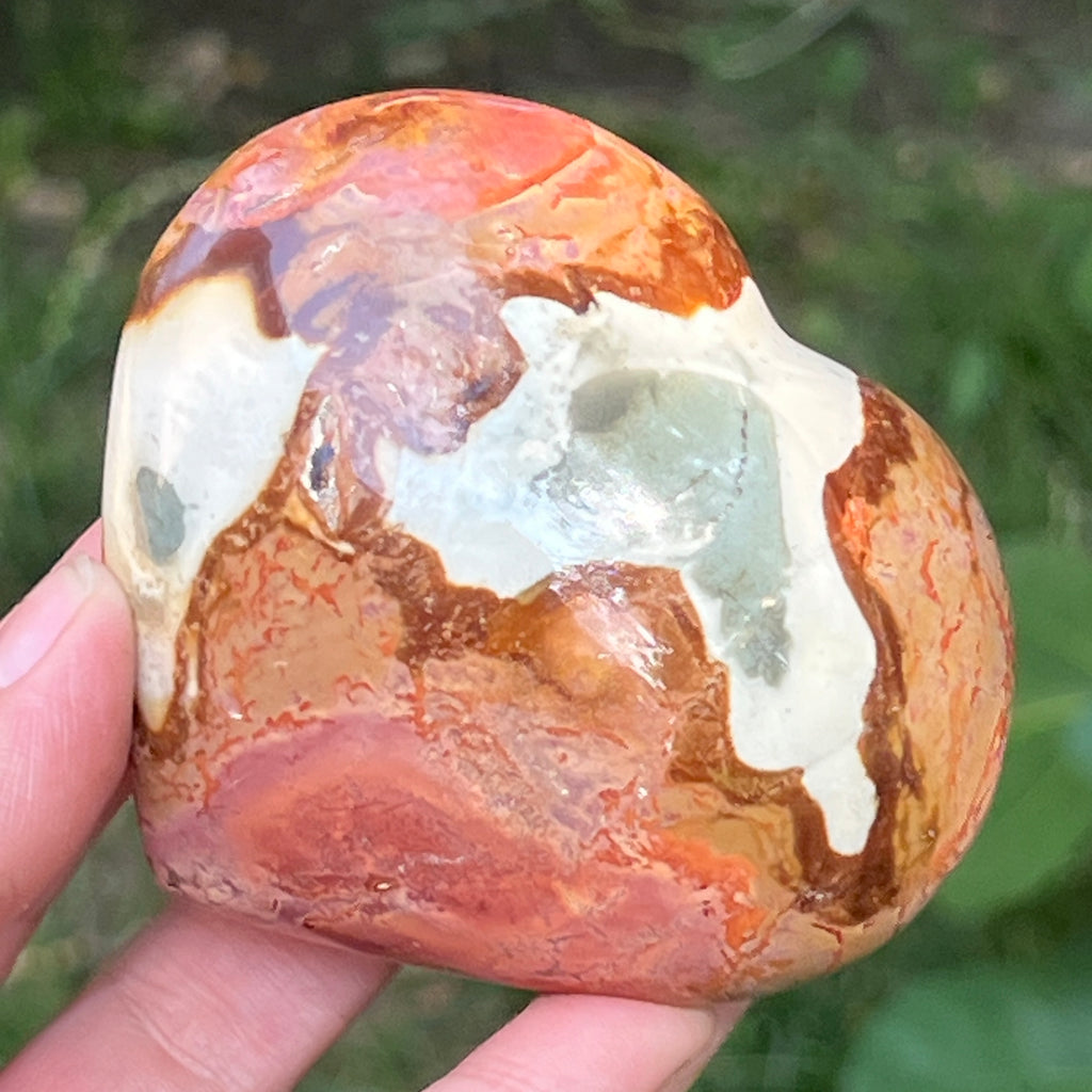Inima jasp policrom | Model 4, pietre semipretioase - druzy.ro 1 