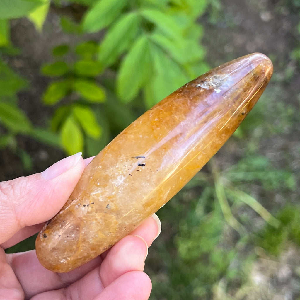 Bagheta golden healer, cuart lamaie model 9, pietre semipretioase - druzy.ro 1 