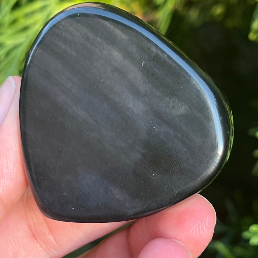 Obsidian curcubeu inima model 4, pietre semipretioase - druzy.ro 6 