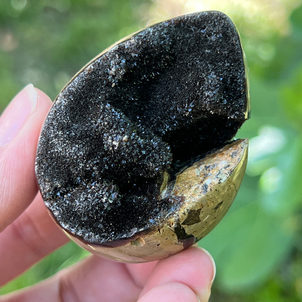 Ou Septaria din Madagascar mini, piatra dragonului, model 5, pietre semipretioase - druzy.ro 1 