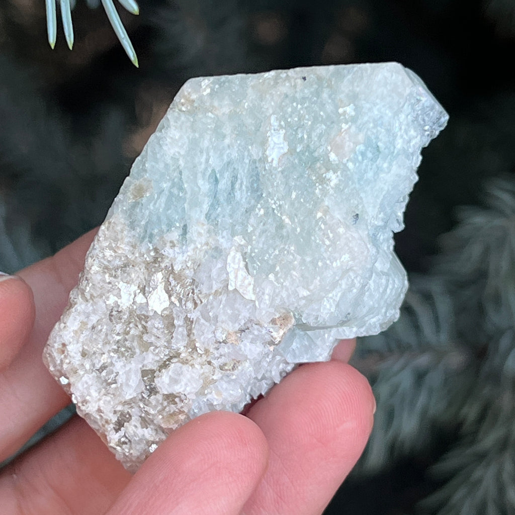 Acvamarin Pakistan piatra bruta model pk20, pietre semipretioase - druzy.ro 4 