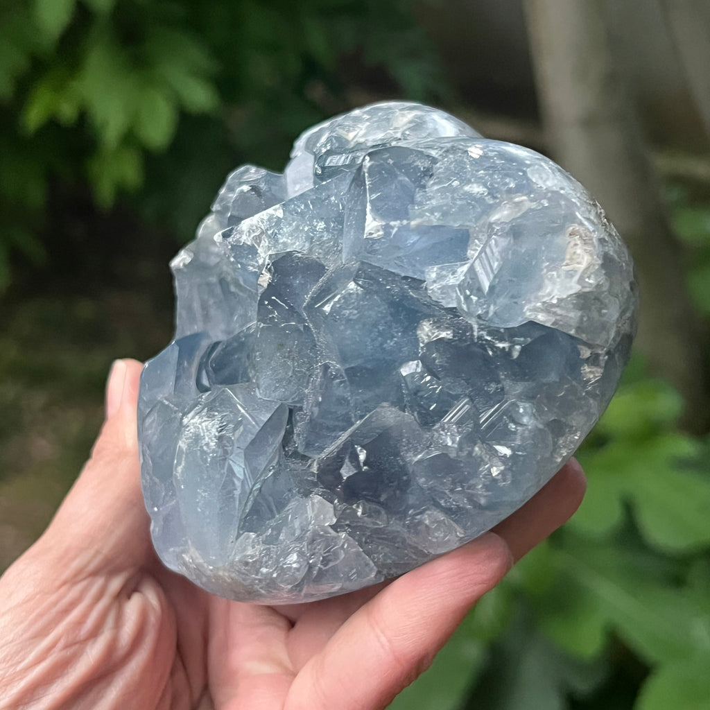 Inima celestit / celestina | Model 1, pietre semipretioase - druzy.ro 5 