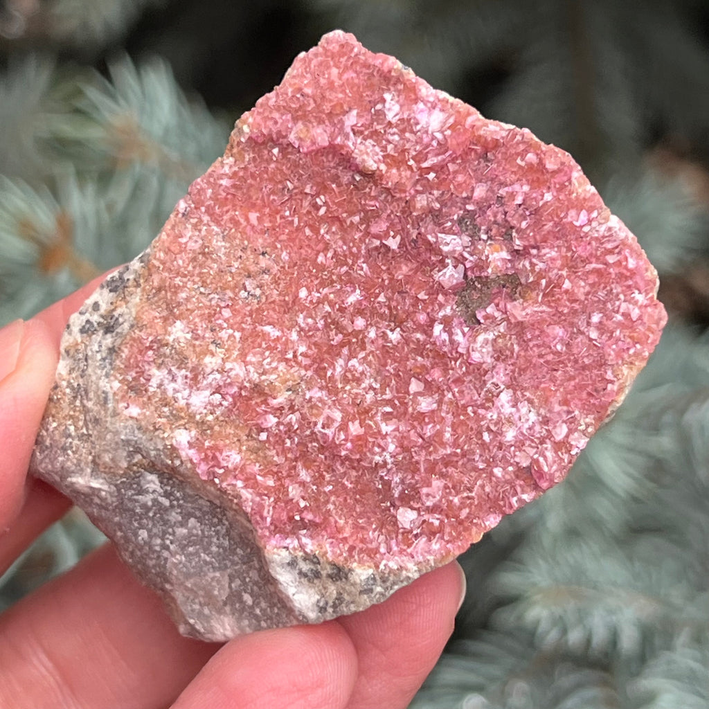 Dolomit roz Salrose piatra bruta m17, druzy.ro, cristale 8