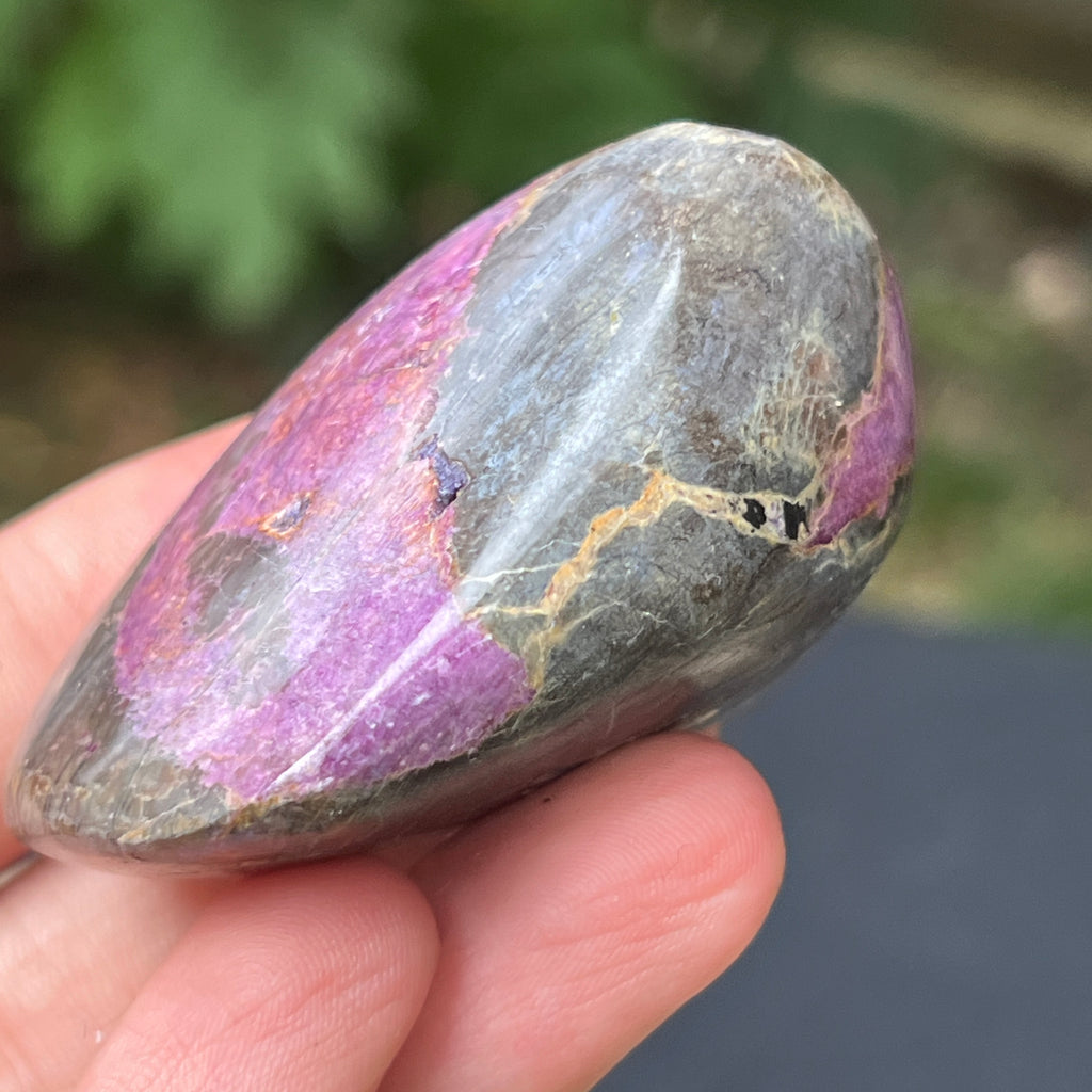 Palmstone atlantisit (stichtit, serpentin) model 5, pietre semipretioase - druzy.ro 3 