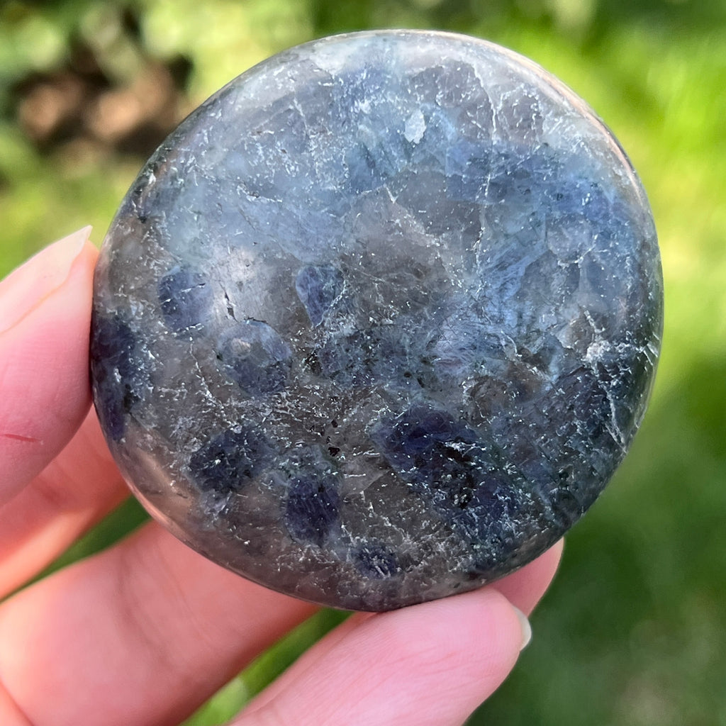 Palmstone Iolit (safir de apa) din Madagascar model 3, pietre semipretioase - druzy.ro 2 