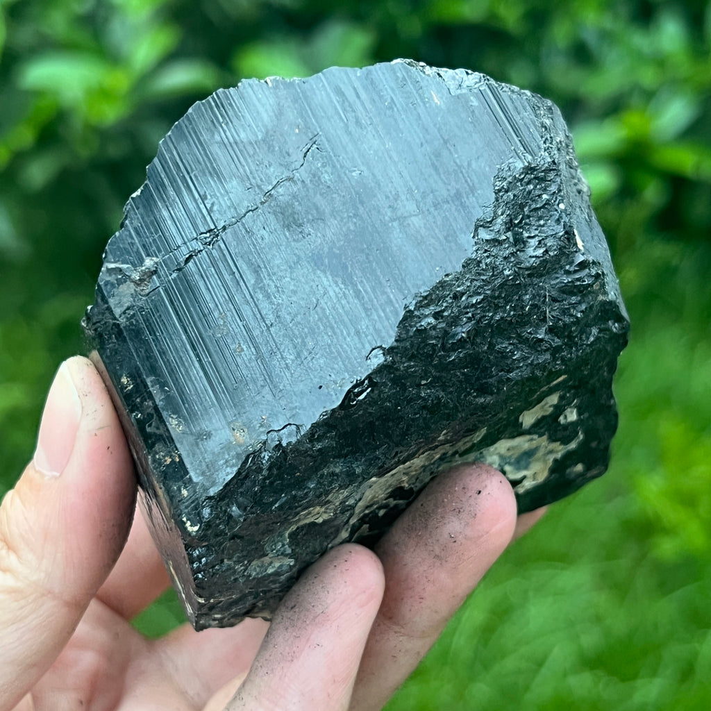 Turmalina neagra piatra bruta L16, pietre semipretioase - druzy.ro 2 