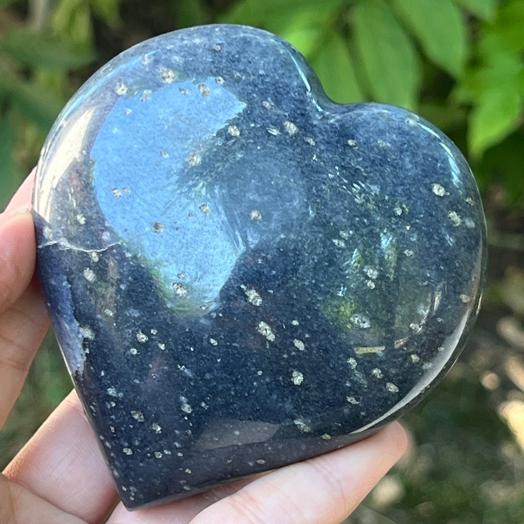 Inima lazulit din Madagascar | Model 2, pietre semipretioase - druzy.ro 1 