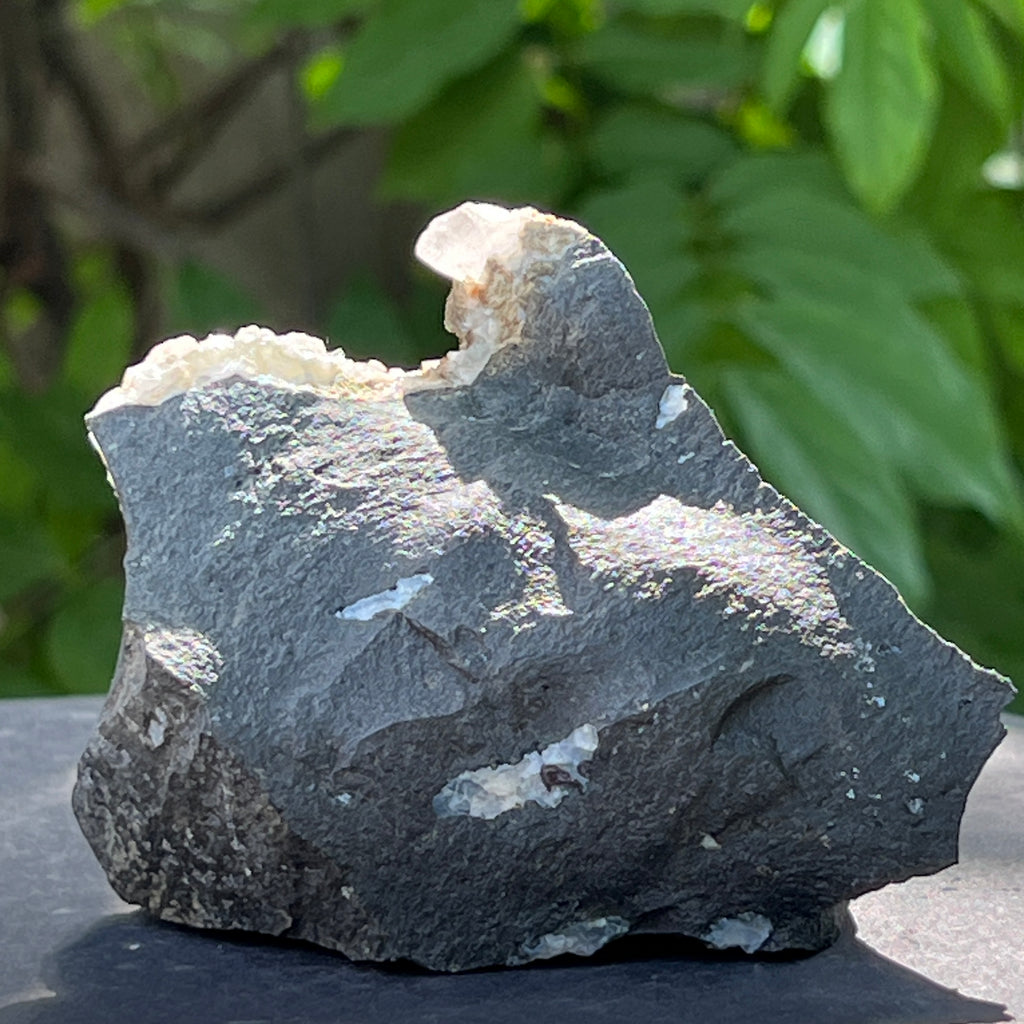 Vârf de cuarț Brandberg în matrice – cristal natural din Namibia | Model 3, pietre semipretioase - druzy.ro 4 