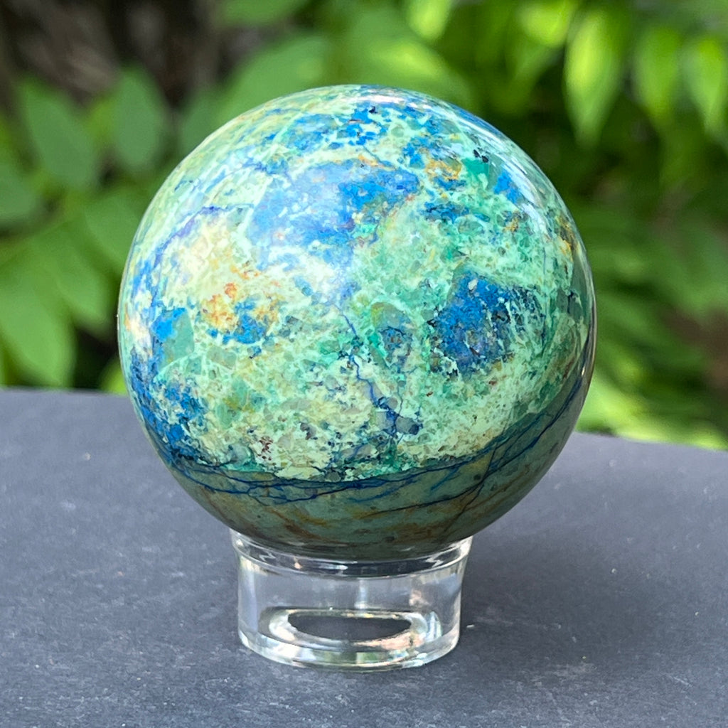 Sfera azurit m1, pietre semipretioase - druzy.ro 1 