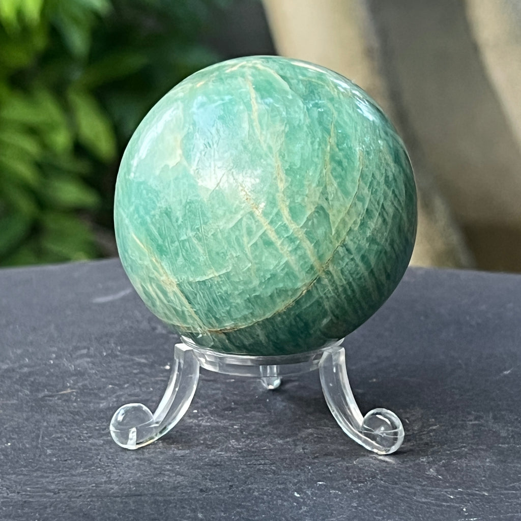 Sfera amazonit din Madagascar model 10, pietre semipretioase - druzy.ro 3 