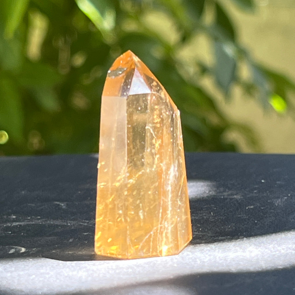 Obelisc citrin Brazilia calitate Extra AAA model 6, pietre semipretioase - druzy.ro 2 