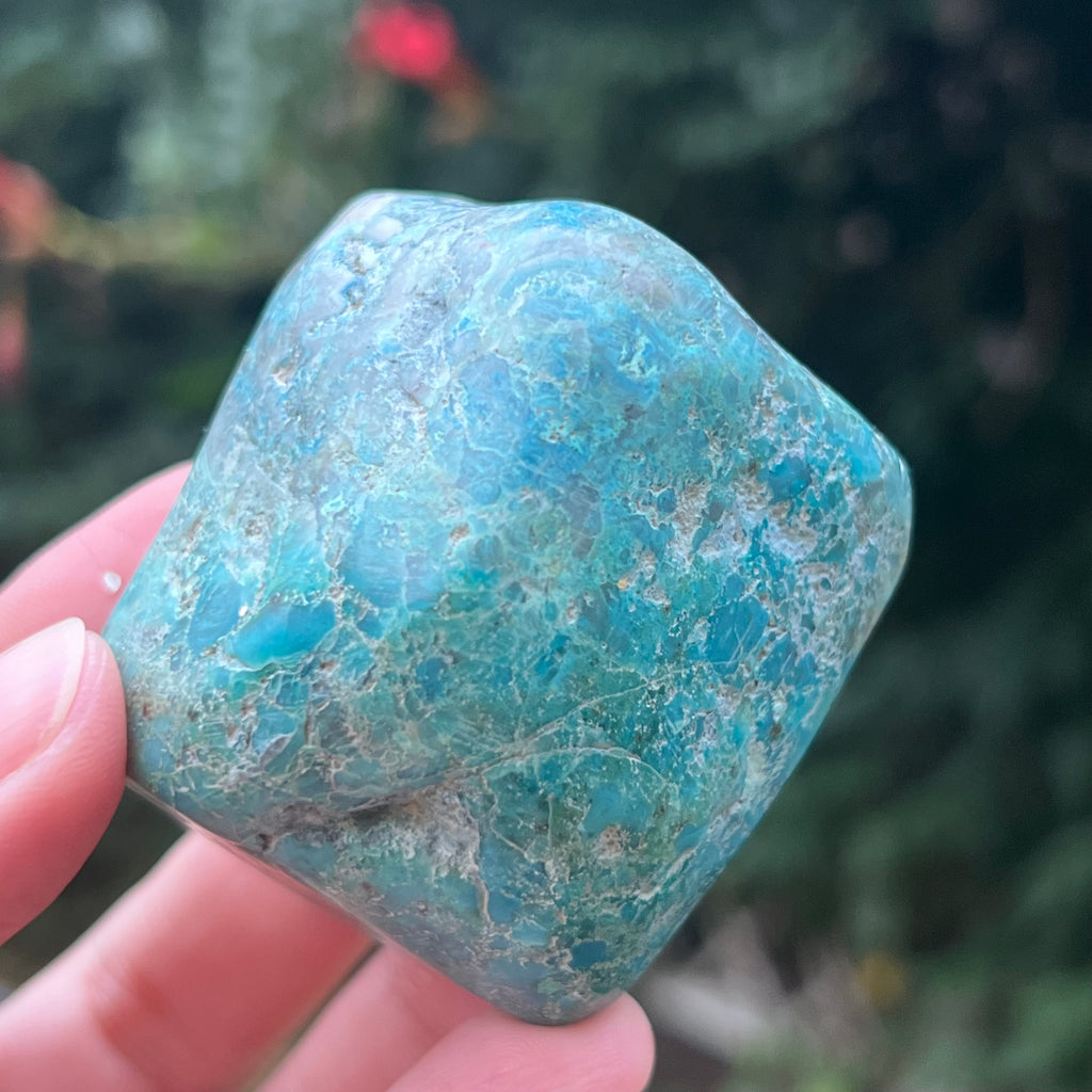 Shattuckite forma libera/palmstone m9, druzy.ro, pietre semipretioase 6