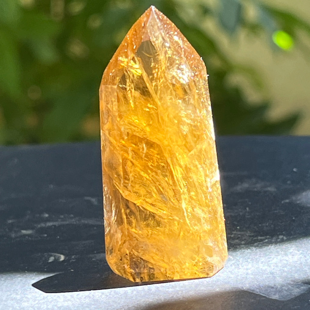 Obelisc citrin Brazilia calitate Extra AAA model 2, pietre semipretioase - druzy.ro 2 