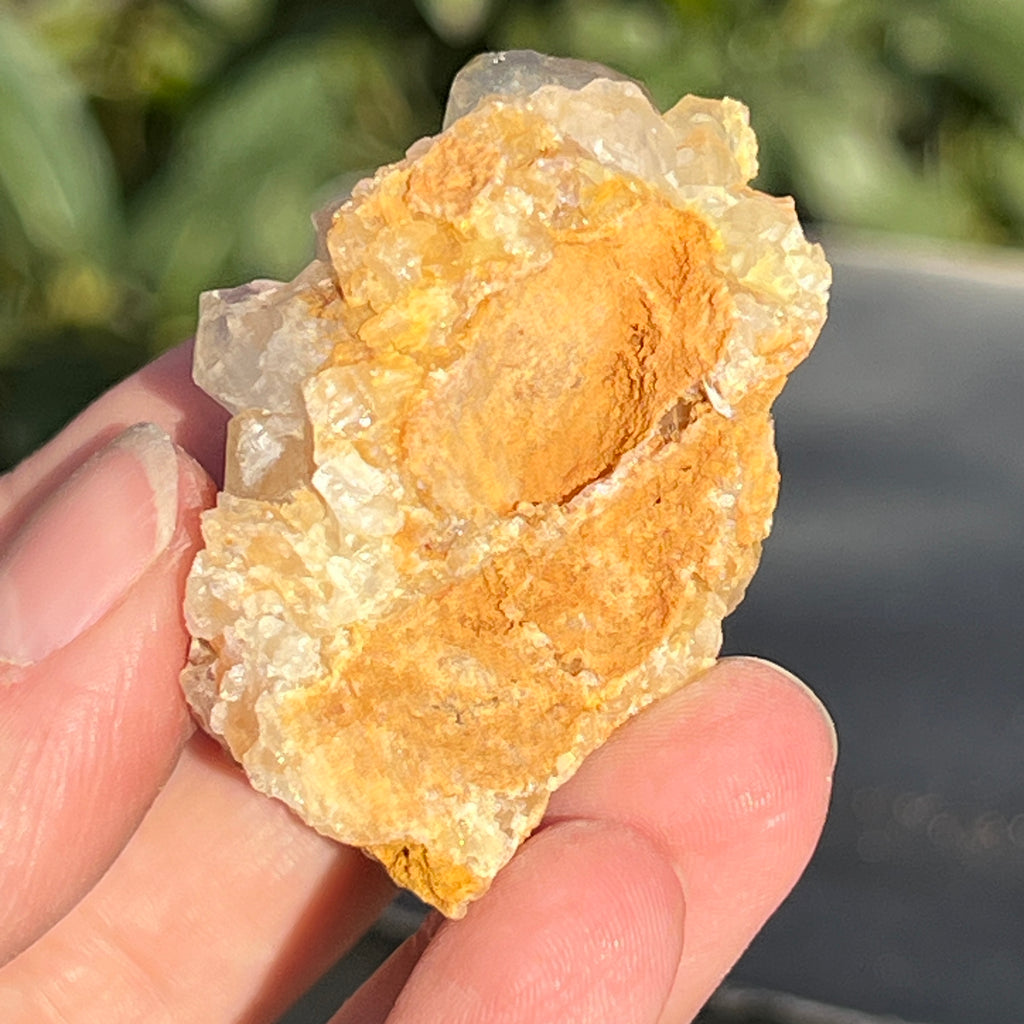 Cluster cuart lamaie Zambia, golden healer model 43, pietre semipretioase - druzy.ro 5 