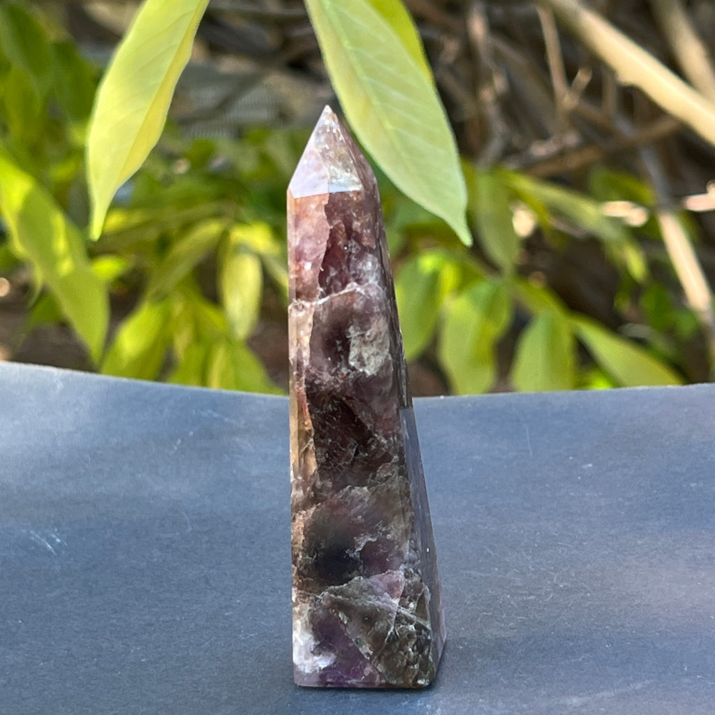 Obelisc super 7 (super seven) din Brazilia model 9, pietre semipretioase - druzy.ro 2 
