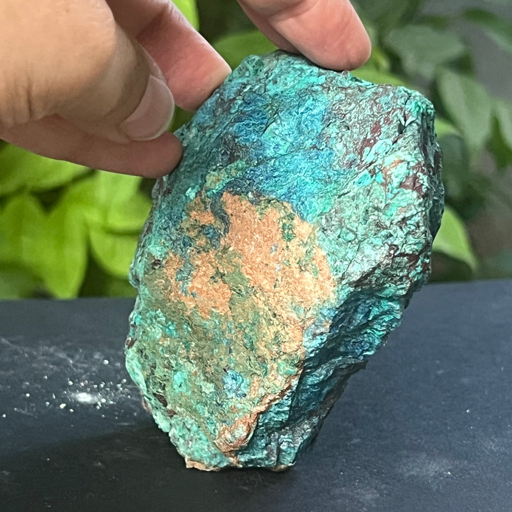 Piatra bruta Shattuckite m4, pietre semipretioase - druzy.ro 4 