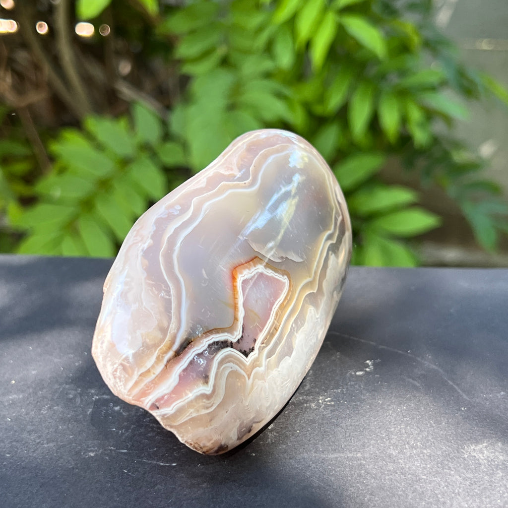 Nodul agat de Botswana, agat river, unicat | Model XL3, pietre semipretioase - druzy.ro 5 