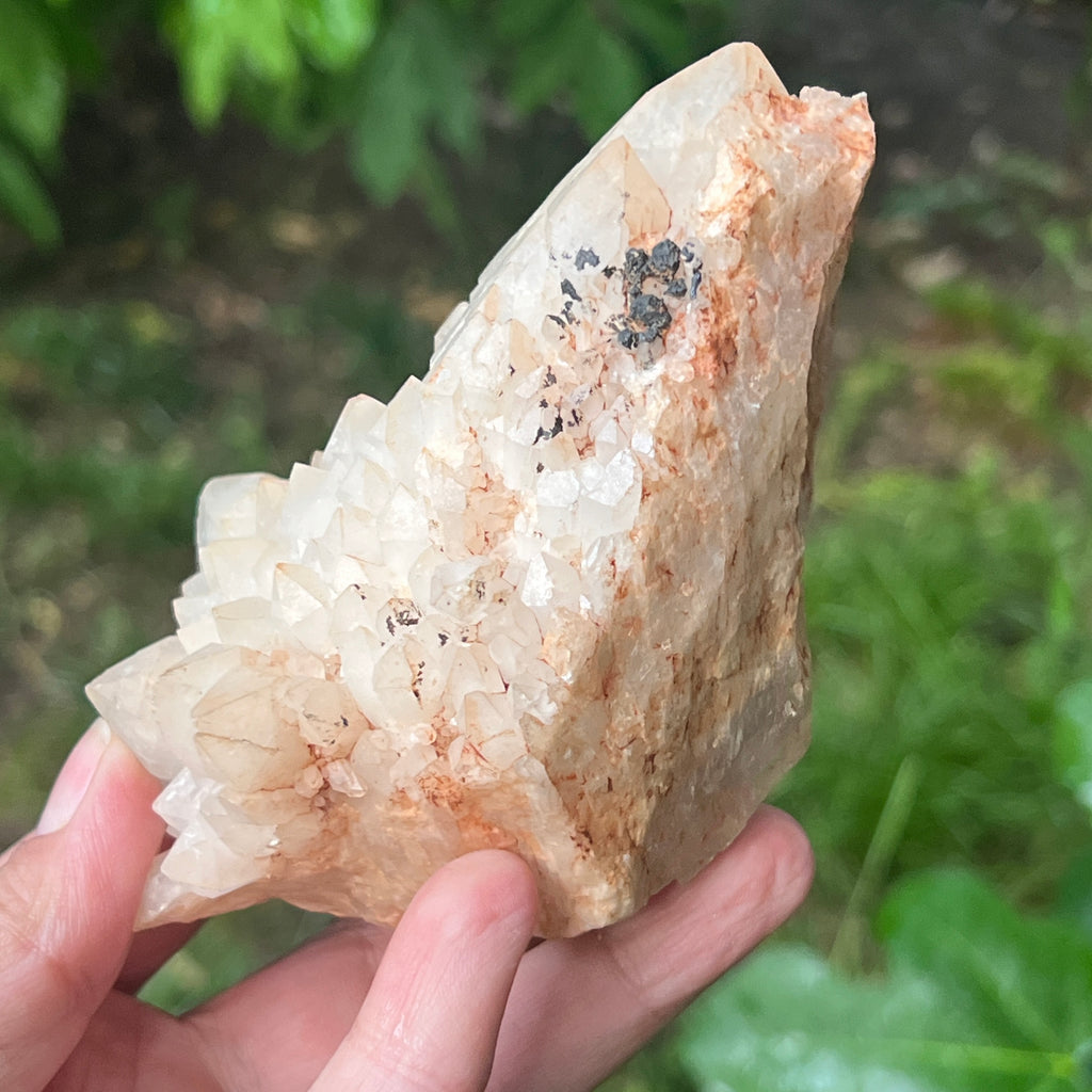 Varf cuart celest, cuart lumanare ( ananas) model 5, pietre semipretioase - druzy.ro 6 